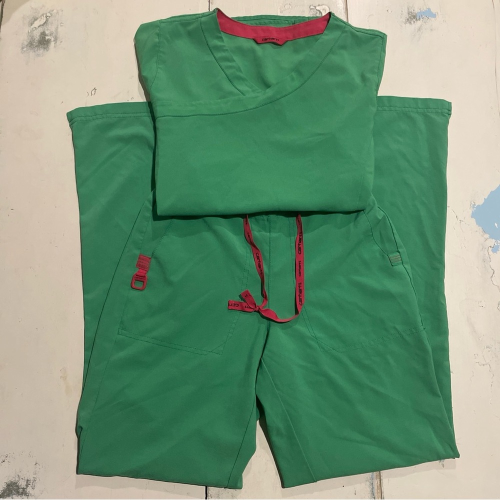 Carhartt Force Green Scrubs Set - XS
